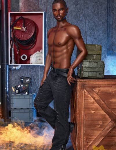 Kevin - Ebony Male Sex Doll 598