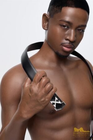 Leon - Ebony Male Silicone Doll 468
