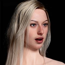 Soft Silicone: Oral sex capability; Wigs only (no implanted hair).